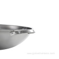 Stainless Steel Pow Wok With Handle